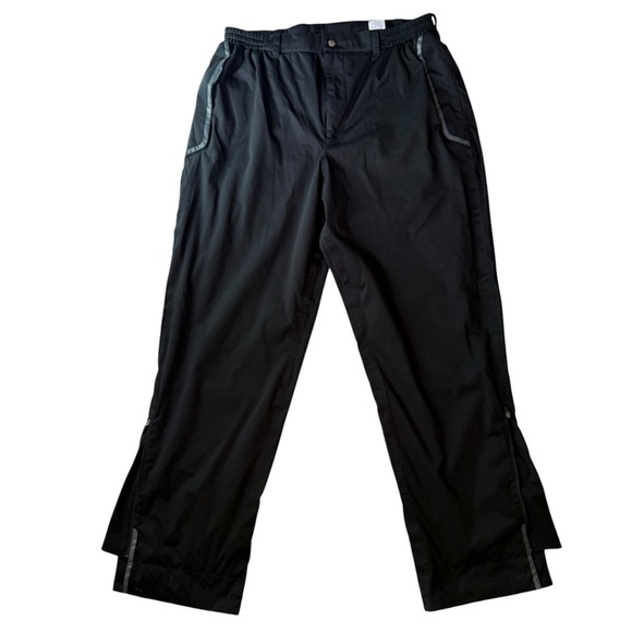 Sun Mountain Other - Men's Black Athletic Golf Rain Pants with Reflective Trim